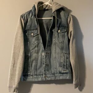Divided Size Small  Denim and Gray Jacket